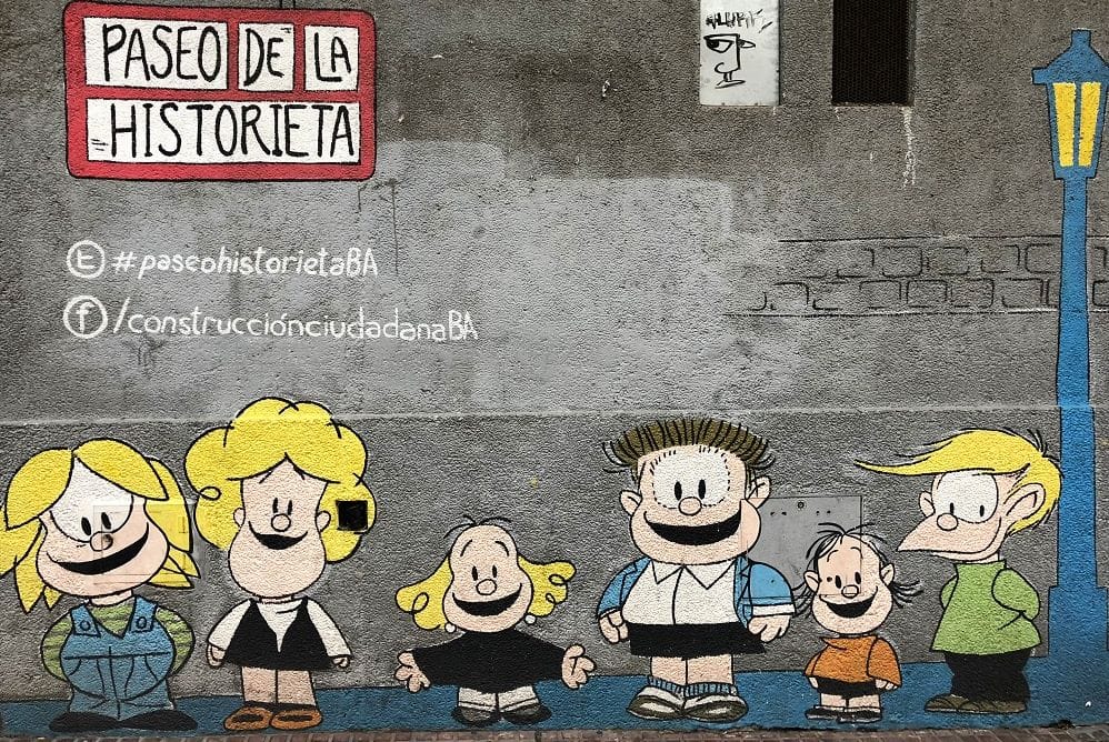 Buenos Aires Mafalda Paseo de la historieta